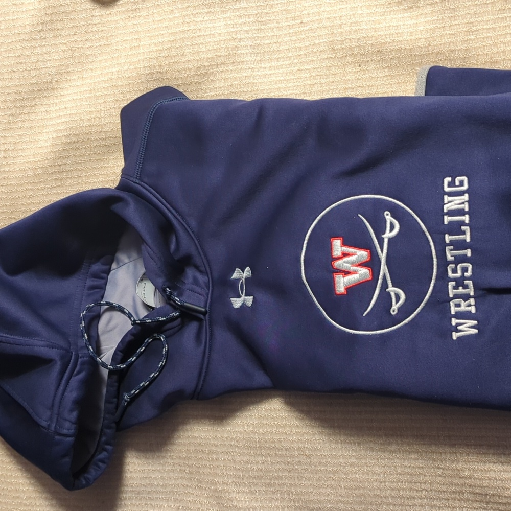 WT WOODSON High School Wrestling Under Armour hoodie mens large